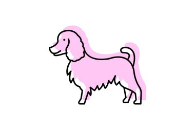 Collie, vektör, piksel mükemmel, illüstratör dosyası