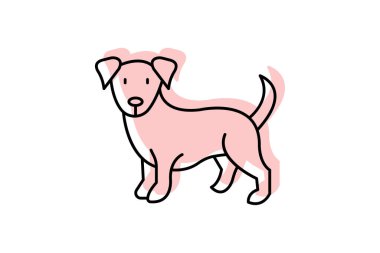 Cocker Spaniel, vektör, piksel mükemmel, illüstratör dosyası