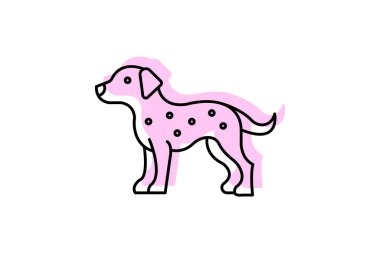 Dalmaçyalı, vektör, piksel mükemmel, illüstratör dosyası