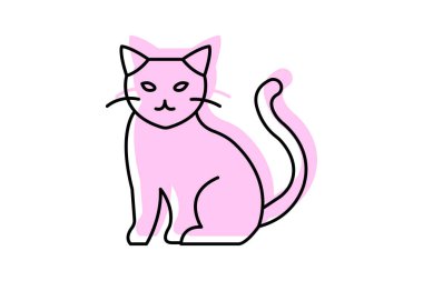 Birman Kedi, vektör, piksel mükemmel, illüstratör dosyası