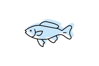 Black Molly Fish, vektör, piksel mükemmel, illüstratör dosyası