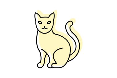 Rus Mavi Kedisi, vektör, piksel mükemmel, illüstratör dosyası