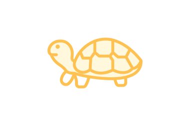 Kaplumbağa, vektör, piksel mükemmel, çizer dosyası