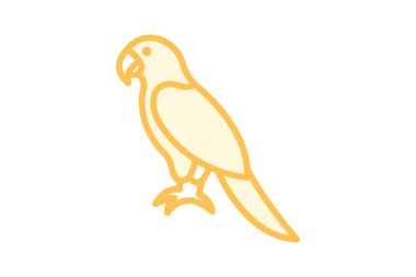 Papağan, vektör, piksel mükemmel, illüstratör dosyası