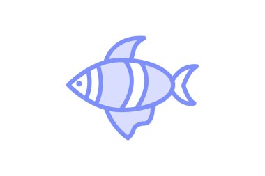 Palyaço balığı, vektör, piksel mükemmel, illüstratör dosyası