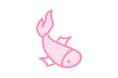 Koi, vektör, piksel mükemmel, illüstratör dosyası