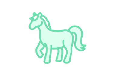 Midilli, vektör, piksel mükemmel, çizer dosyası