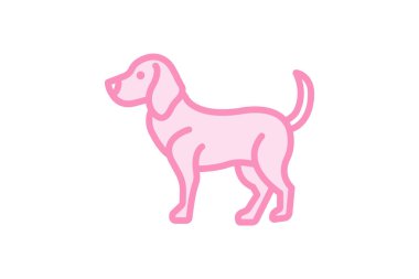 Beagle, vektör, piksel mükemmel, illüstratör dosyası