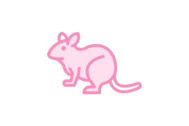 Degu, vektör, piksel mükemmel, çizer dosyası