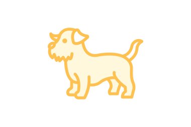 Norfolk Terrier, vektör, piksel mükemmel, illüstratör dosyası