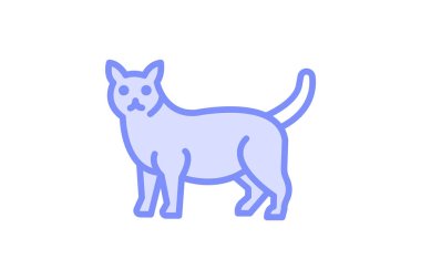 Manx Kedi, vektör, piksel mükemmel, illüstratör dosyası