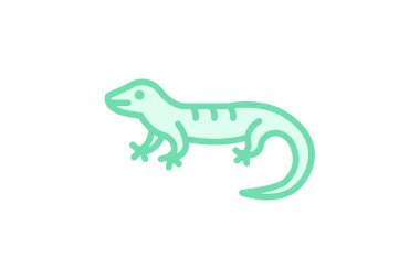 Mavi Dilli Skink, vektör, piksel mükemmel, illüstratör dosyası