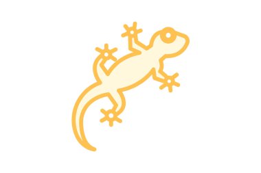 Armalı Gecko, vektör, piksel mükemmel, illüstratör dosyası