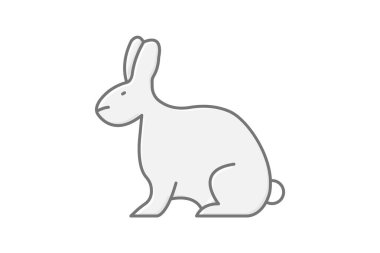 Tavşan, vektör, piksel mükemmel, illüstratör dosyası