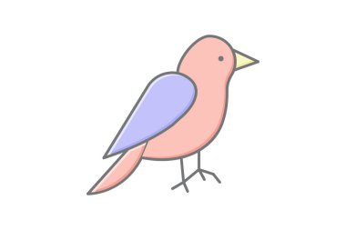 Kanarya, vektör, piksel mükemmel, illüstratör dosyası