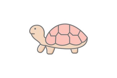 Kaplumbağa, vektör, piksel mükemmel, çizer dosyası