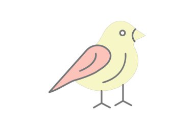 Finch, vektör, piksel mükemmel, çizer dosyası