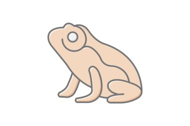 Afrika Cüce Kurbağası, vektör, piksel mükemmel, illüstratör dosyası