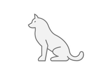 Husky, vektör, piksel mükemmel, illüstratör dosyası