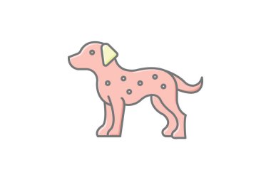 Dalmaçyalı, vektör, piksel mükemmel, illüstratör dosyası