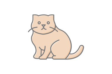 İskoç Katlaması, vektör, piksel mükemmel, illüstratör dosyası