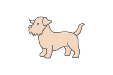 Norfolk Terrier, vektör, piksel mükemmel, illüstratör dosyası