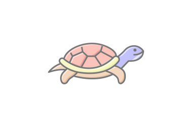 Kırmızı Kulaklı Kaypak, vektör, piksel mükemmel, illüstratör dosyası