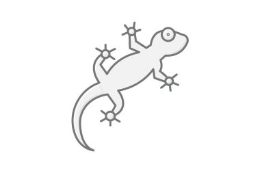 Armalı Gecko, vektör, piksel mükemmel, illüstratör dosyası