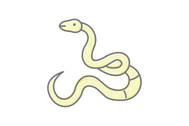 Süt Yılan, vektör, piksel mükemmel, illüstratör dosyası