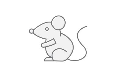 Süslü Fare, vektör, piksel mükemmel, illüstratör dosyası