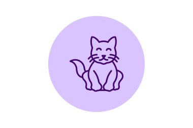 Pers kedisi, vektör, piksel mükemmel, illüstratör dosyası