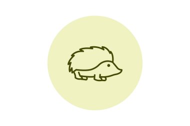 Kirpi, vektör, piksel mükemmel, çizer dosyası