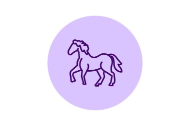 Minyatür At, vektör, piksel mükemmel, illüstratör dosyası