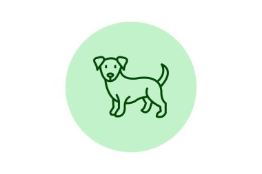 Cocker Spaniel, vektör, piksel mükemmel, illüstratör dosyası