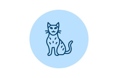 Bengal Kedi, vektör, piksel mükemmel, illüstratör dosyası