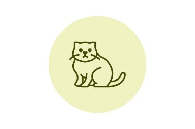 İskoç Katlaması, vektör, piksel mükemmel, illüstratör dosyası