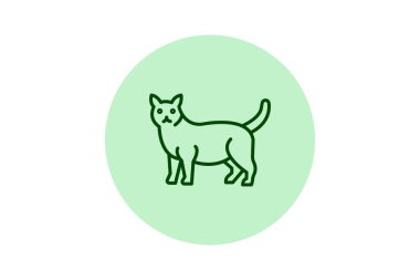 Manx Kedi, vektör, piksel mükemmel, illüstratör dosyası