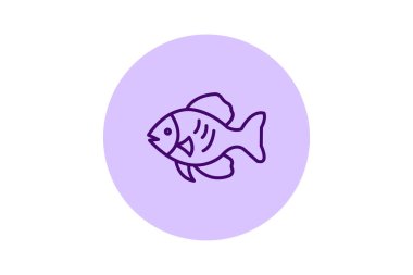 Discus Fish, vektör, piksel mükemmel, illüstratör dosyası