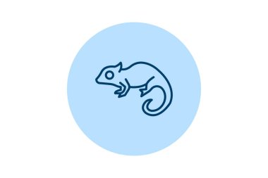 Bukalemun, vektör, piksel mükemmel, çizer dosyası