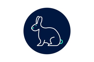 Tavşan, vektör, piksel mükemmel, illüstratör dosyası