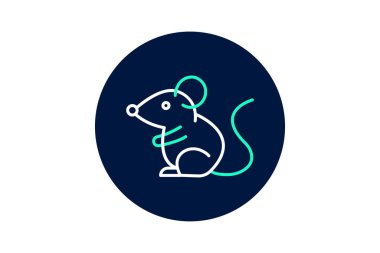 Süslü Fare, vektör, piksel mükemmel, illüstratör dosyası