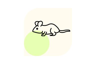 Gerbil, vektör, piksel mükemmel, illüstratör dosyası