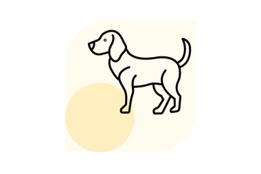 Beagle, vektör, piksel mükemmel, illüstratör dosyası