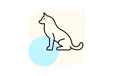 Husky, vektör, piksel mükemmel, illüstratör dosyası