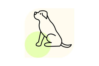 Rottweiler, vektör, piksel mükemmel, illüstratör dosyası