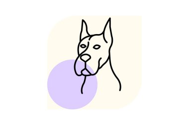 Büyük Danca, vektör, piksel mükemmel, illüstratör dosyası