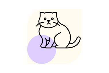 İskoç Katlaması, vektör, piksel mükemmel, illüstratör dosyası