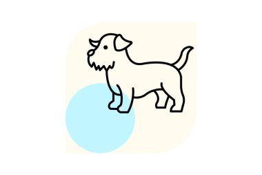 Norfolk Terrier, vektör, piksel mükemmel, illüstratör dosyası