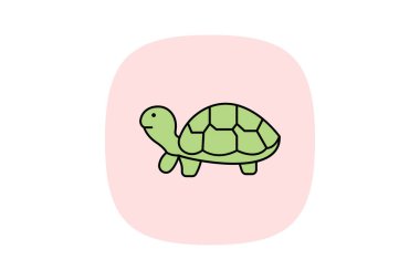 Kaplumbağa, vektör, piksel mükemmel, çizer dosyası