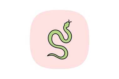 Mısır Yılanı, vektör, piksel mükemmel, illüstratör dosyası